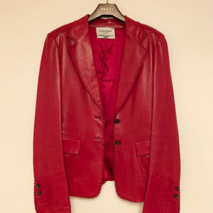 Yves Saint Laurent Leather Blazer